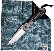 50 WAYS POCKET POCKET HANK Everyday Carry EDC Gear Teal Topography Seafoam Topo