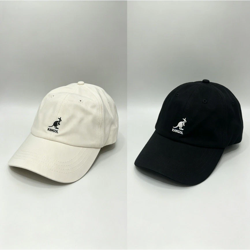 2 Pcs Kangol Baseball Cap Embroidered Logo Adjustable Cotton Dad Hat
