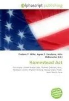 Frederic P. Miller (U. A.) | Homestead Act | Taschenbuch | Englisch (2026)