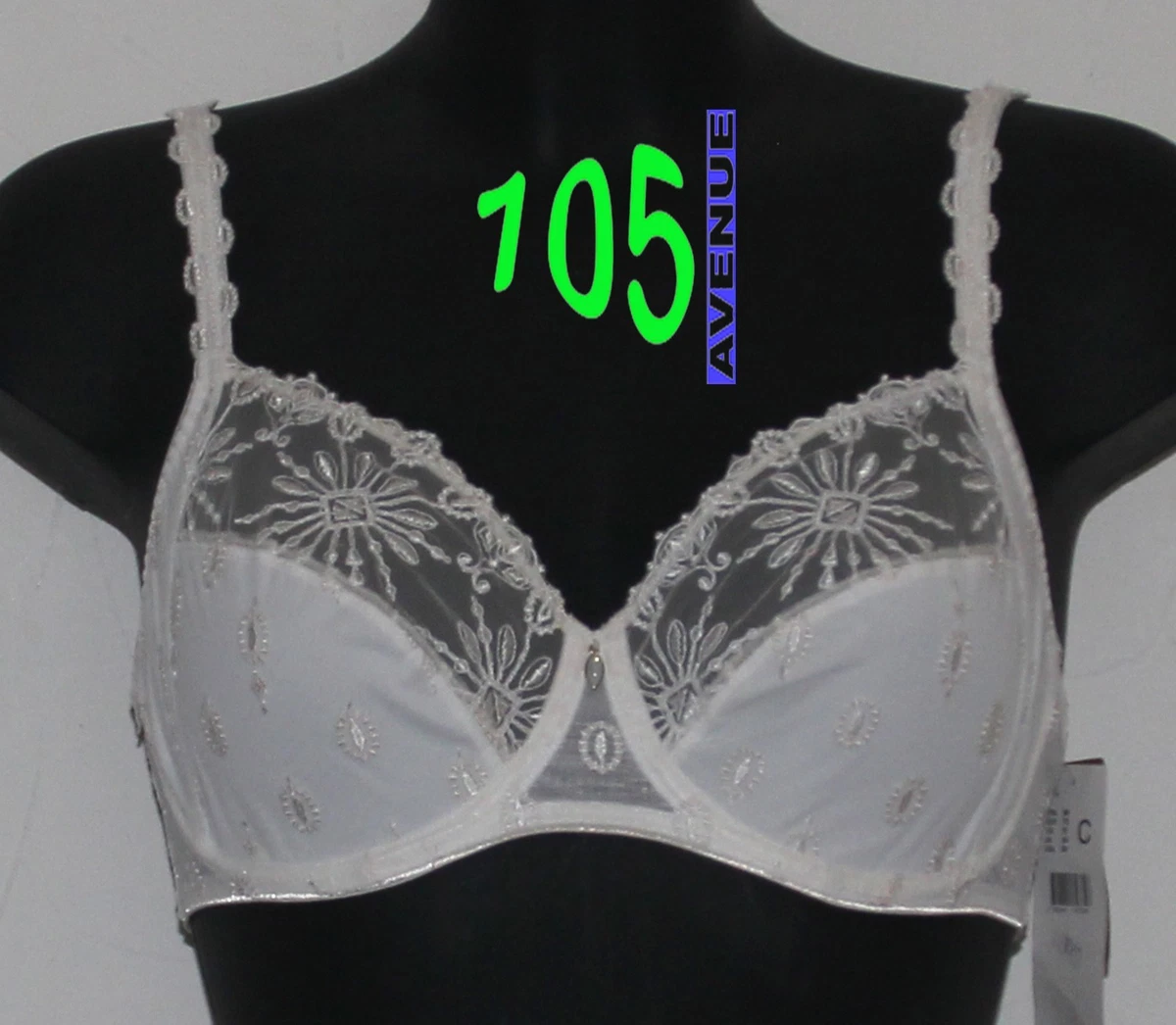Reggiseno Balconcino Chantelle Every Curve C16B60, Memory Foam Verde Scuro, Taglia 32D, Nuovo - Foto 4