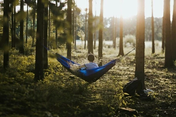 Amazonas Silk Traveller Leichthängematte, Ocean, L - Bild 4 von 4