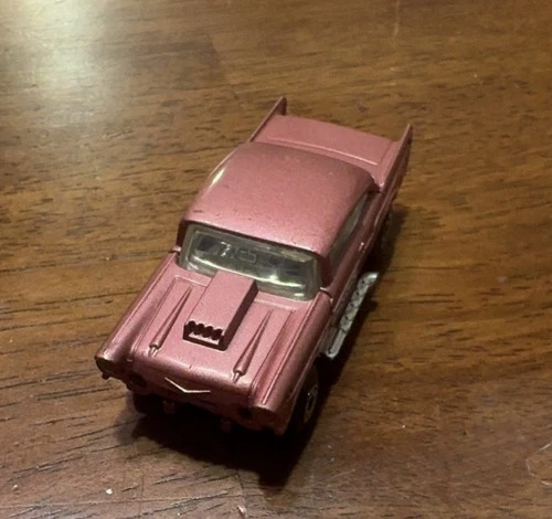 Vintage Matchbox Superfast No. 4  Metallic Pink ‘57 Chevy Bel Air 1:64 Scale Car