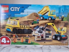 LEGO City 60391 Baufahrzeuge und Kran mit Abrissbirne ab 4+ NEU OVP