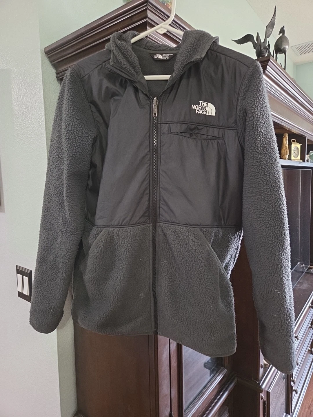 The North Face Forrest Fleece Full Zip Hooded Fleece Jacket Boys XXL