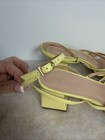 J.CREW Women's Layne Yellow Strappy-Sandal Leather Heels Size 10 — photo 6