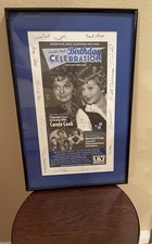 Lucille Ball Birthday Celebration Framed Autographed Poster Luci-Desi Days