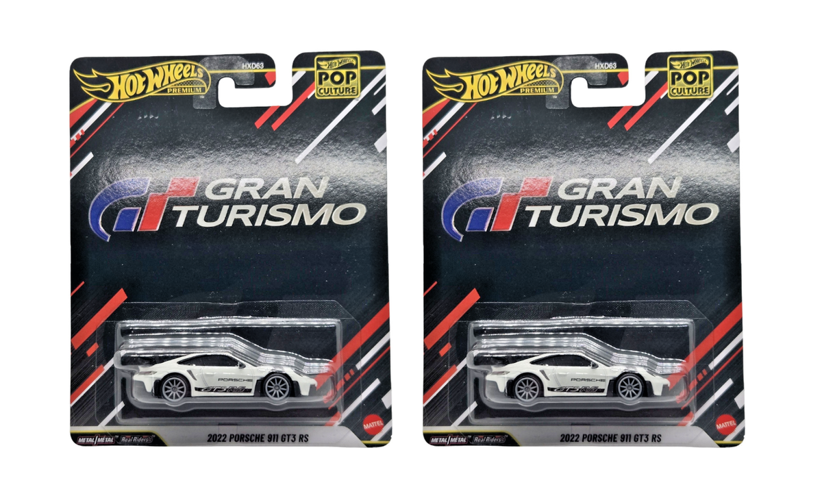 2026 Hot Wheels 2022 Porsche 911 GT3 RS White Gran Turismo Pop