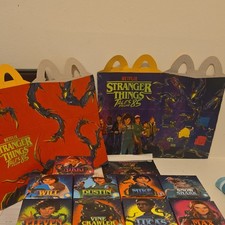 McDonald's Stranger Things Tales From '85 Happy Meal Packaging Box Lot 2024