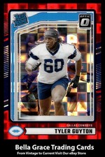 2024 Donruss Optic Tyler Guyton #400 Dallas Cowboys Red Pandora Prizm NFL 
