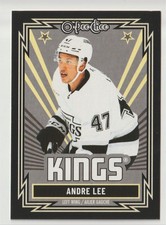 2025-26 O PEE CHEE RETRO BLACK BORDER ANDRE LEE 092/100 LOS ANGELES KINGS #182