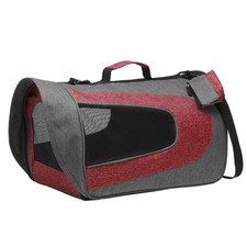 Cat Carrier Travel Pet Carrier Breathable Dog Carrying Case Red 18"x11"x11"