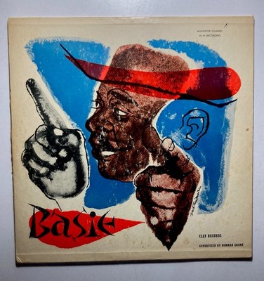 COUNT BASIE  Basie  1955 Vinyl LP MONO Clef MG C-666 David Stone Martin Artwork