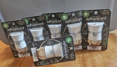 6 Pack Air Wick Advanced Plug-In Scented Oil Warmer. Free Shipping