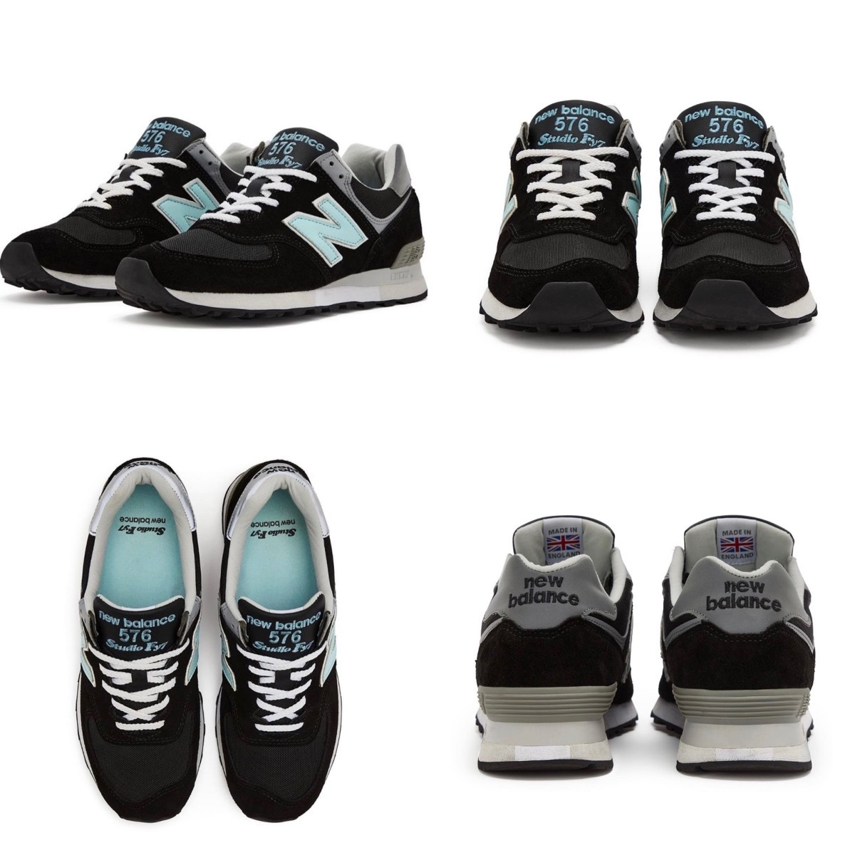 Studio FY7 × New Balance 576 Black Blue OU576SFY Men
