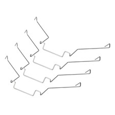 4pcs CPU Heatsink Fan Buckles 10CM Wire Upper Hook Fixing Clips PC Mainboard