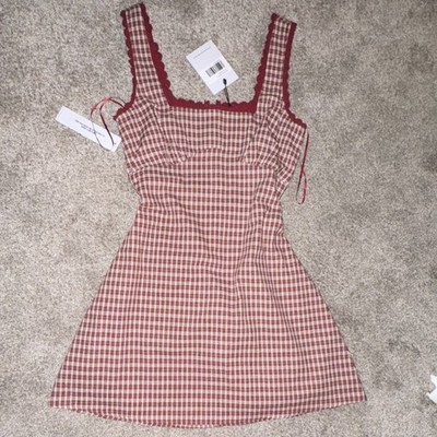 strapless open back dress Emily Maxi Dress Red