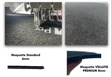 LANCIA MUSA Tappeti Grigi Per Auto, Set Completo Di Tappetini In Moquette Su Misura Con Ricamo A Filo - Foto 5