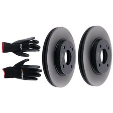 2x Front Brake Disc for Ford Fiesta VI CB1 CCN 1.0 1.2 1.4 08-2017 1535924 23mm