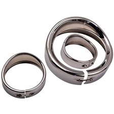 7 inch Visor Style Headlamp Trim Ring & 4.5 i...