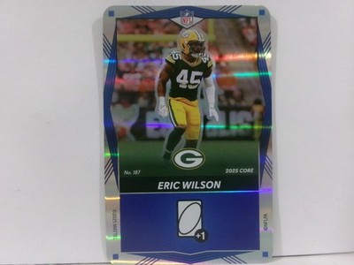 2025 Uno Elite CORE BLUE FOIL #187 ERIC WILSON PACKERS