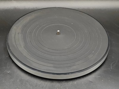 Fisher MT-100 Plattenteller Mit Gummimatte Schwarz   Gebraucht, Funktionstüchtig