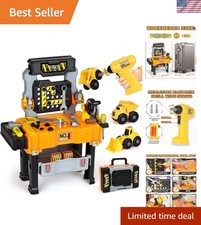 BPA-Free Kids Tool Set with Electric Drill - Perfect for 3rd Birthday Gifts