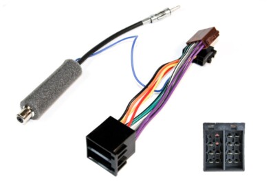 VW group cars Radio ISO lead (with 12V antenna adapter and K-LINE Protection)