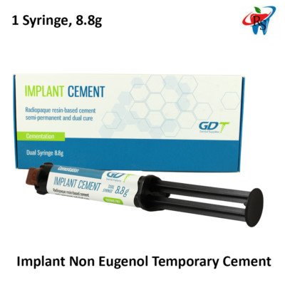 Dental Fixture Zement Kronen- & Brückenkleber Dual Curing Resin 8,8g Spritze