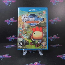 Scribblenauts Unlimited Nintendo Wii U Complete - 1 Year Warranty EX Cond