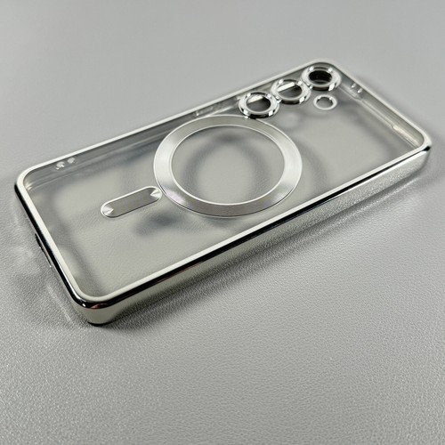 Case for Galaxy S24 - Glossy Silver Glow | Camera Lens Protection | Magnetic - 第 11/16 張圖片