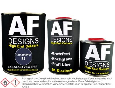 Autolack für AustinRover 95 Aconite 1,25L Klarlack Set