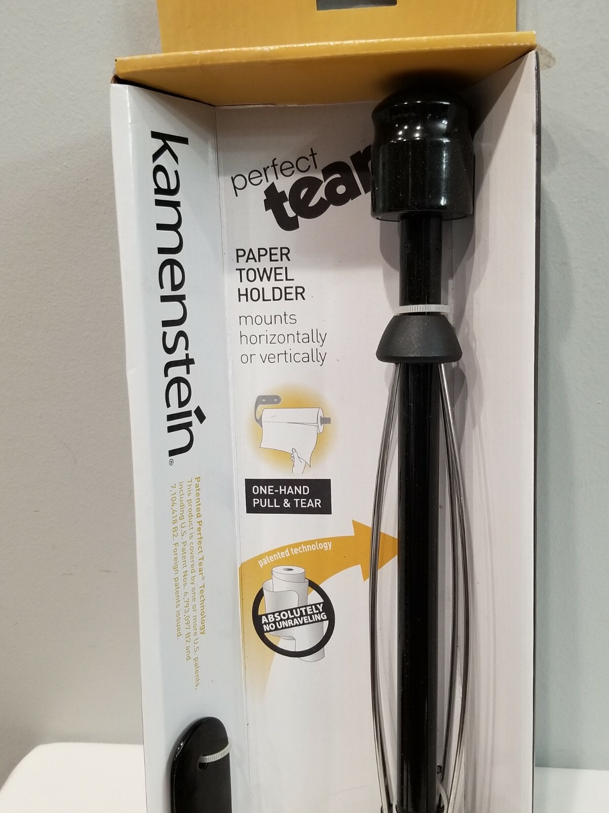 Kamenstein Black Perfect Tear Horizontal Paper Towel Holder eBay