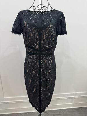 nue by Shani size 12uk pre owned lace dress | eBay