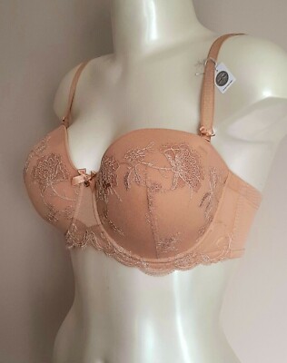 Soutien-gorge 85F Coque Armaturé EPRISE - Arty Romantica Nude - Neuf Avec étiquettes