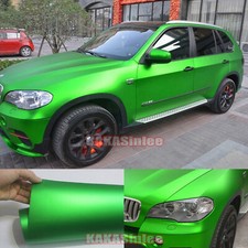 Whole Car Suv Wrap 65ft X 5ft Green Metal Matte Satin Chrome Vinyl Sticker Us