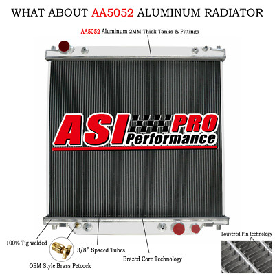 3 ROW Radiator For 99-05 Ford F250 F350,F450 F550 Powerstroke 6.8 7.3 V8 V10