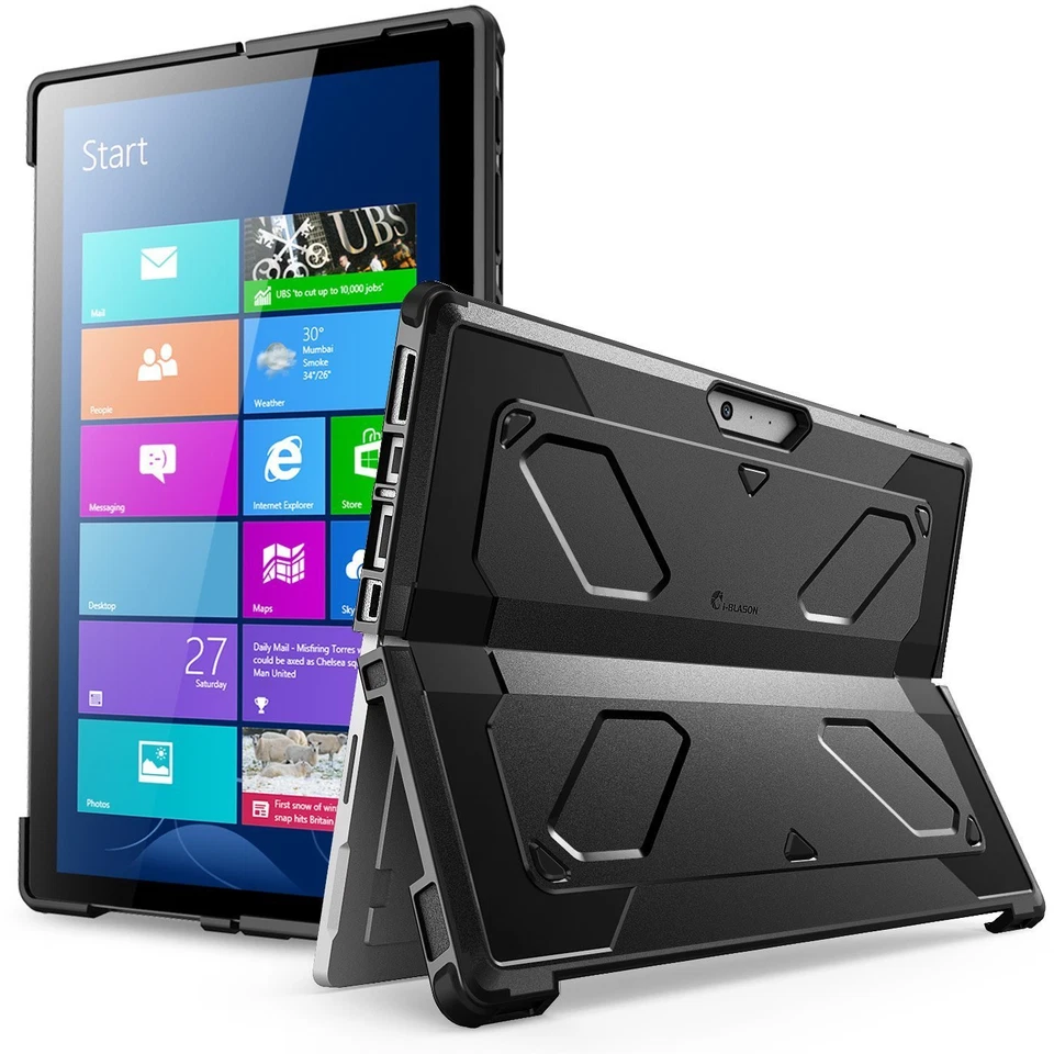 Surface Pro 7 6 5 4 LTE Case SUPCASE Rugged Full-Body Kickstand For Microsoft - Image 2 of 4
