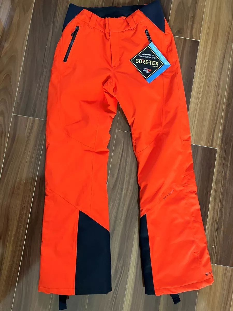 Spyder Winner Ski Snow Pants Gore-Tex Insulated 20K/20K Sizzle Orange  Women’s 8