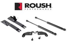 2015-2023 Ford Mustang Roush Engraved Black Engine Hood Struts Prop Lift Kit