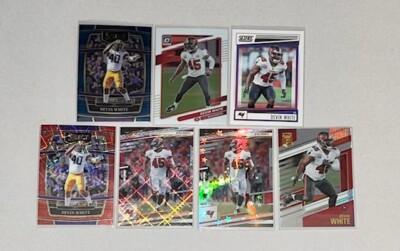 2022 Devin White 7 Card Lot Tampa Bay Buccaneers/ LSU Tigers 