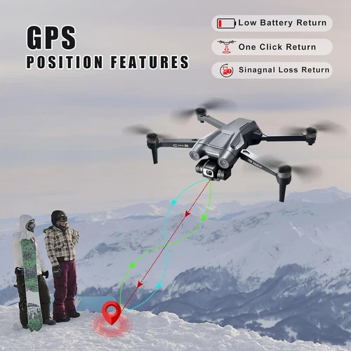 Drohne 4K HD Kamera faltbar Quadcopter GPS Positionierung Luftaufnahmen Drohne - Bild 10 von 21