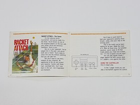 Racket Attack Authentic Original NES Nintendo Manual Only *