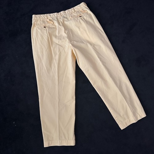 Brooks Brothers Hose Herren 38 gelb 32" Chino gerade Bein Hose Geschäft Japan - Bild 9 von 9