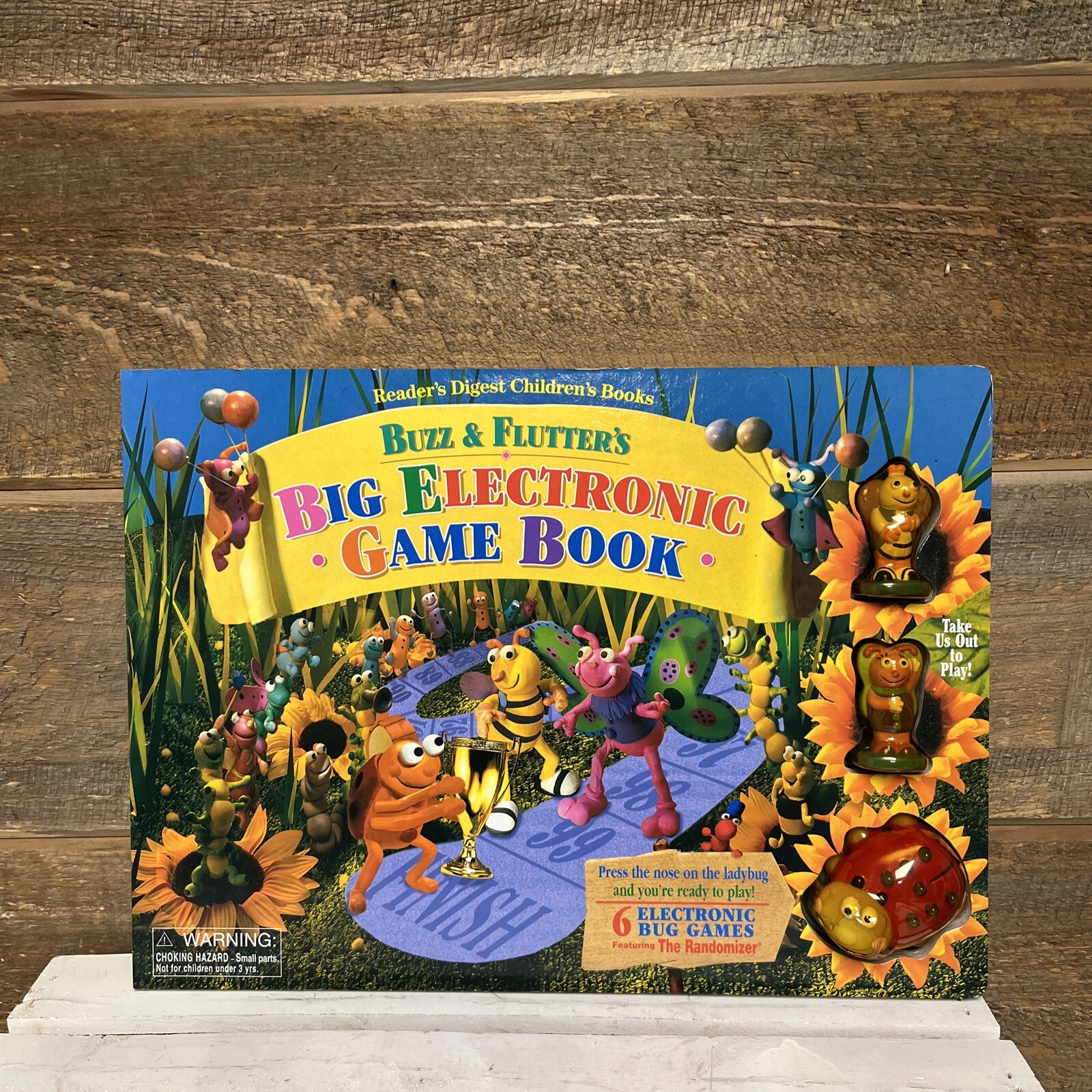 Buzz & Flutters Electronic Game Book with Removable Bug Pieces  