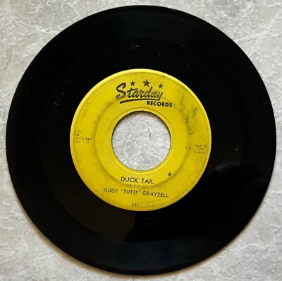 Rudy ''Tutti'' Grayzell - Duck Tail / You're Gone - 1956 - RARE 45 RPM