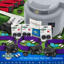 PetSafe Wireless Portable Dog Fence PIF-300 3 Dogs