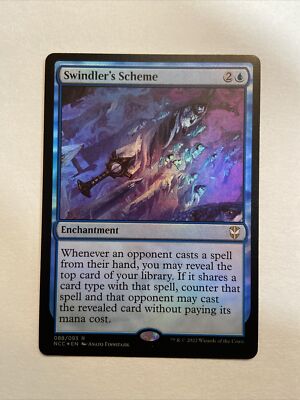 1x Swindler's Scheme FOIL Streets of New Capenna MTG Magic the Gathering NM 88