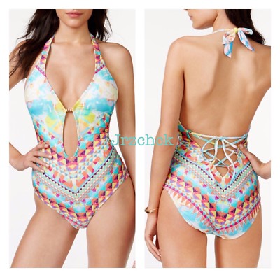 sexy 3 piece bathing suit 3 Piece Swimsuit for Women Sexy Halter Triangle Bikini Set with Drawstring  Beach Coverup Skirt Matching Bathing Suit main image 0