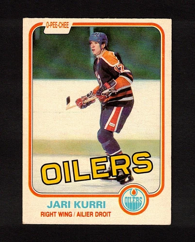 1981-82 JARI KURRI #107 ROOKIE EX OPC * Oilers HALL OF FAME Star KEY Hockey Card