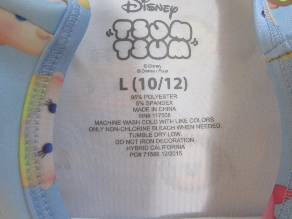 Disney Tsum Tsum девочки платье персонаж печати L 10-12 новый с Ярлыками - Изображение 4 из 4